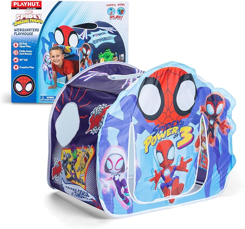 Playhut 88012 Spideys Webquarters Playhouse